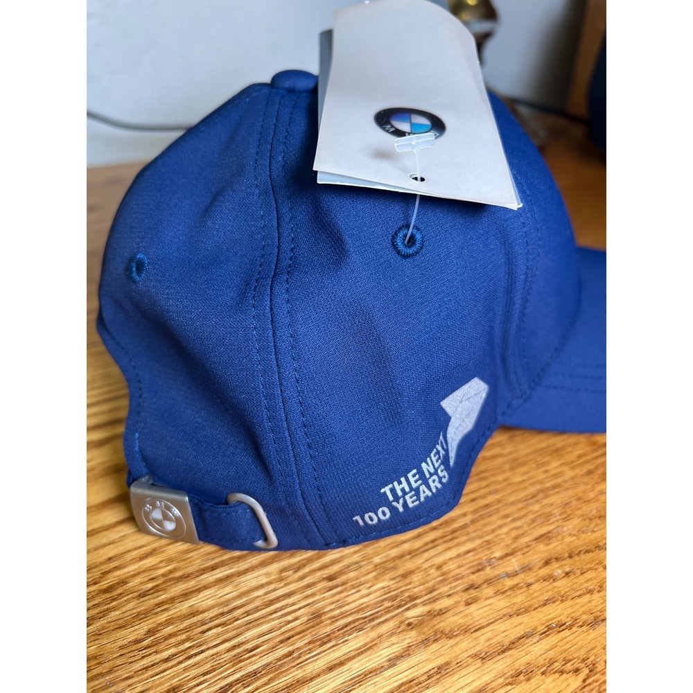 BMW Cap Next 100 Years Dark Blue Adjustable Hat 80162413741 New with Tags